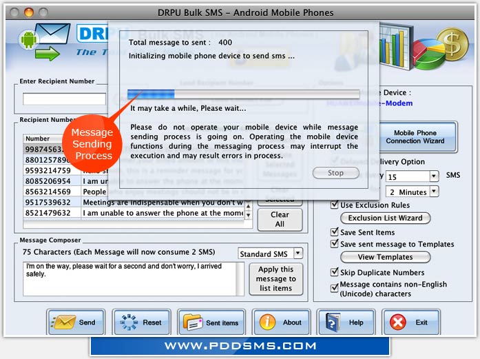 Android Mobile Mac Bulk SMS Software
