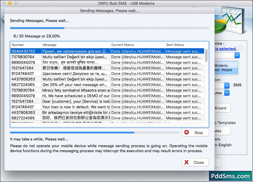 Sending Process Sending Process