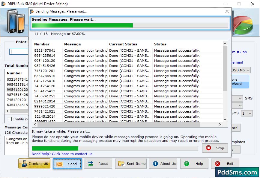Sending Process Sending Process