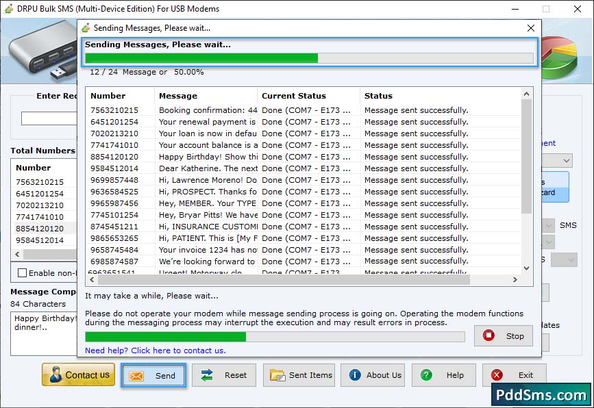 Sending Process Sending Process
